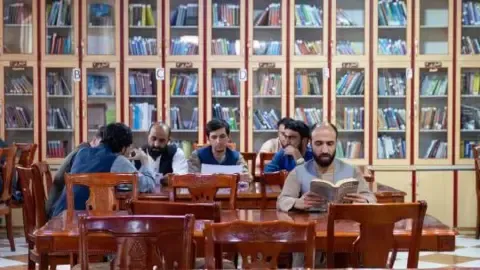 The governing authority outlaw publications written by women from Afghan colleges